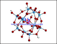 12-Wolframphosphorsäure-Molekülstruktur Foto