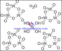 12-tungstosilícico estructura del ácido molecular imagen