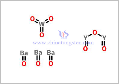 Barium yttrium tungsten oxide