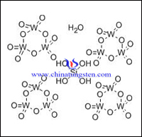 Ácido silicotungstic ácido de picturesilicotungstic hydrate estrutura molecular foto