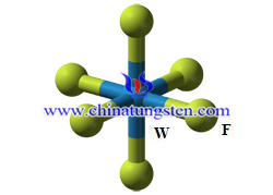 Wolfram (VI) Fluorid-Molekülstruktur