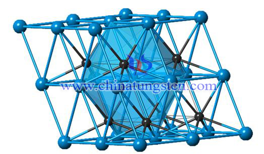 tungsten carbide powder molecular structure photo