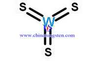 Tungsteno Trisulfuro Estructura Molecular Picture